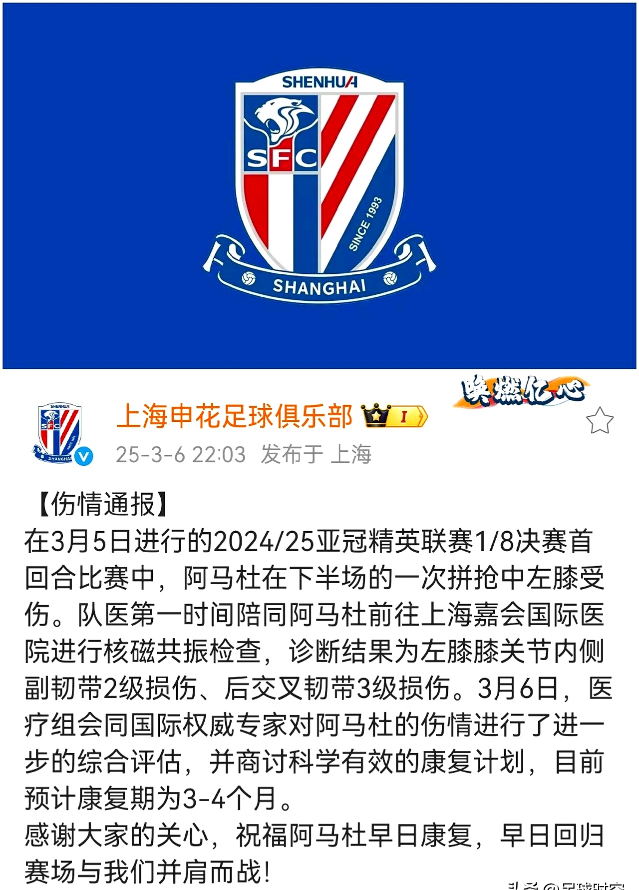 上海绿地申花成功逆转，锁定八强席位的简单介绍