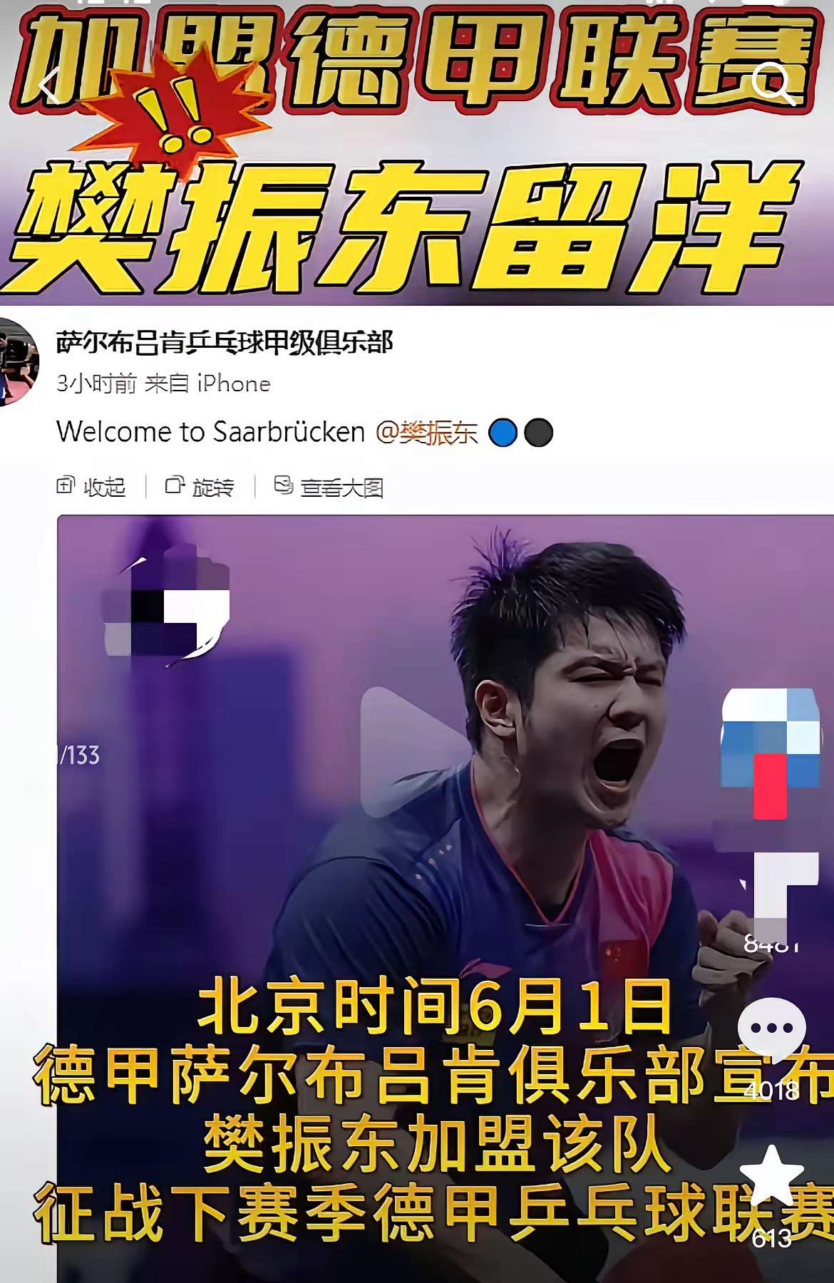 波兰队险胜德国队,樊振东扛起全队的简单介绍 波兰队险胜德国队,樊振东扛起全队的简单介绍